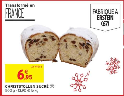 CHRISTSTOLLEN SUCRÉ