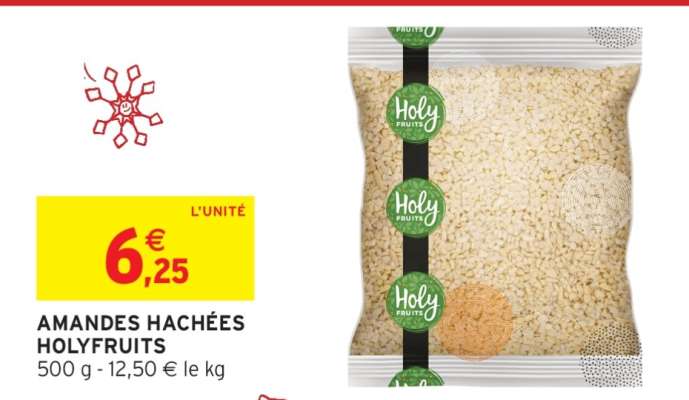 AMANDES HACHÉES HOLYFRUITS