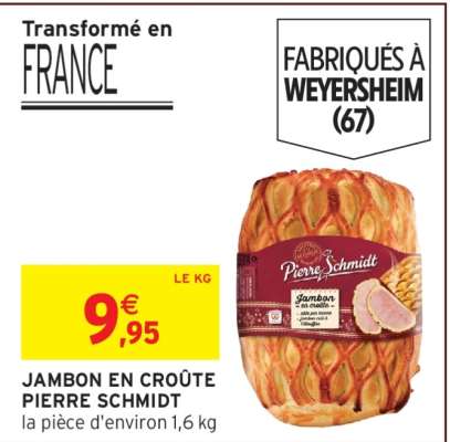 JAMBON EN CROÛTE "PIERRE SCHMIDT"