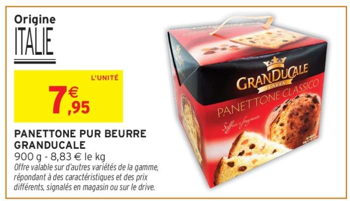 PANETTONE PUR BEURRE "GRANDUCALE"