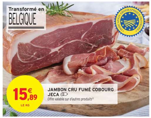 JAMBON CRU FUMÉ COBOURG JECA