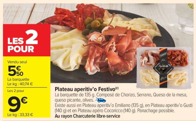 Plateau aperitiv’o Festivo