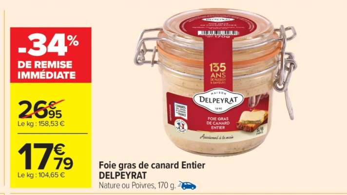 Foie Gras de Canard Entier Delpeyrat