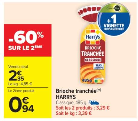 Brioche Tranchée "Harrys"