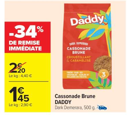 Cassonade Brune DADDY