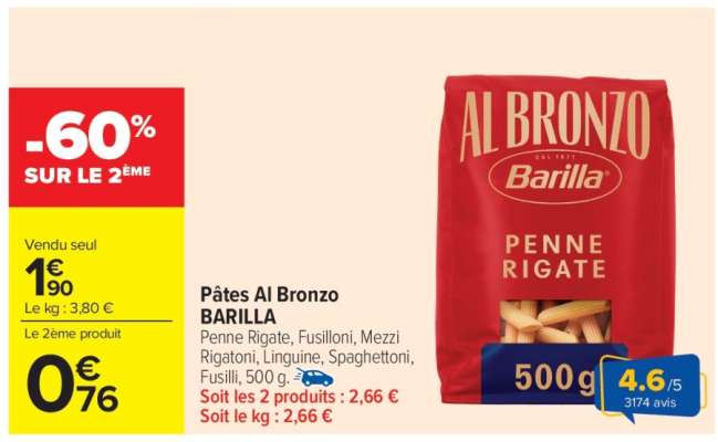 Pâtes Al Bronzo Barilla