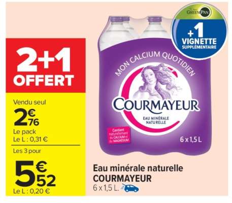 Eau Minérale Naturelle Courmayeur