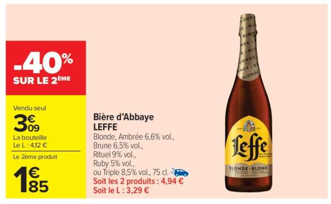 Bière d’Abbaye LEFFE