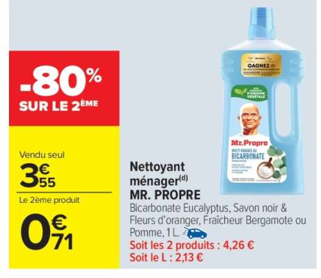 NETTOYANT MÉNAGER "MR PROPRE"