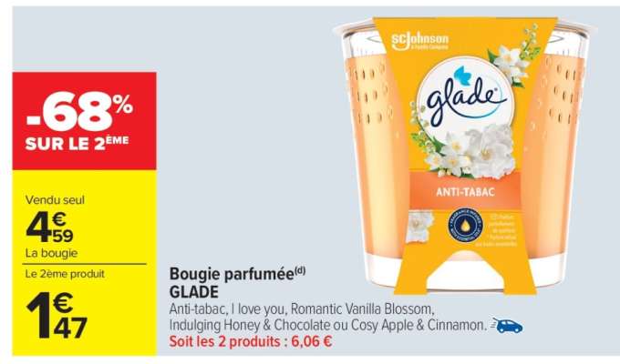 Bougie parfumée GLADE