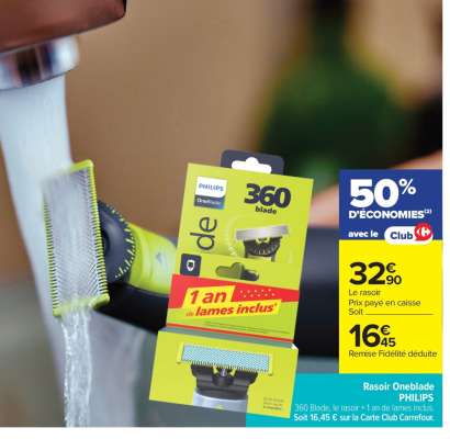 Rasoir Oneblade PHILIPS