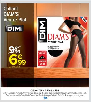 Collant DIAM'S Ventre Plat