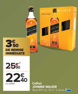 Coffret JOHNNIE WALKER
