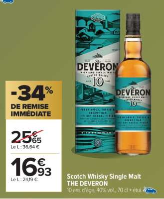 Scotch Whisky Single Malt THE DEVERON