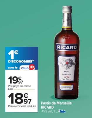 Pastis de Marseille 'Ricard'