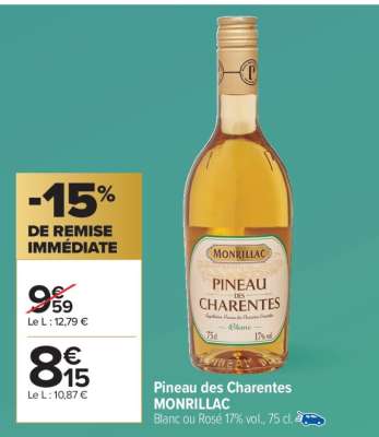 Pineau des Charentes Monrillac