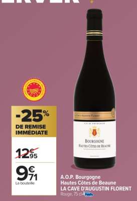 A.O.P. Bourgogne Hautes Côtes de Beaune LA CAVE D'AUGUSTIN FLORENT
