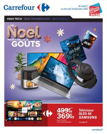 Catalogue Carrefour Hypermarchés - 02/12/2025 - 24/12/2025.
