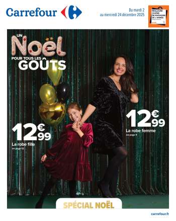 Catalogue Carrefour Hypermarchés - 02/12/2025 - 24/12/2025.