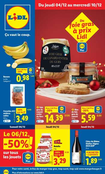 Catalogue Lidl - 04/12/2025 - 10/12/2025.