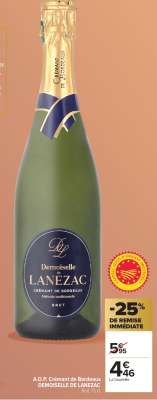 A.O.P. Crémant de Bordeaux DEMOISELLE DE LANÉZAC