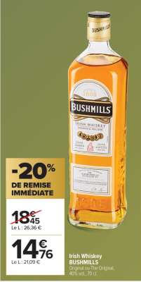 Irish Whiskey Bushmills