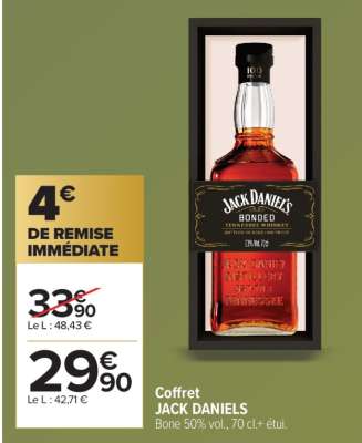 Coffret JACK DANIELS