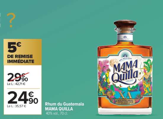 Rhum du Guatemala MAMA QUILLA