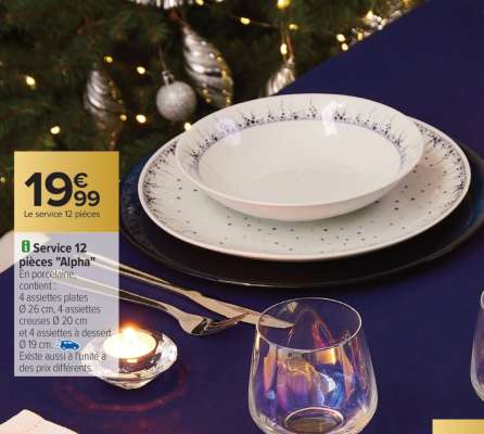 Service 12 pièces "Alpha"