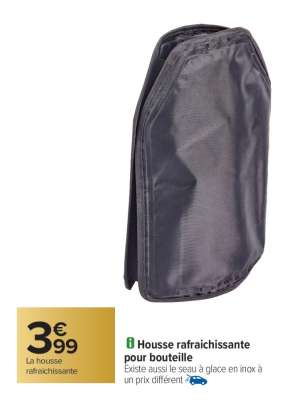Housse rafraichissante pour bouteille