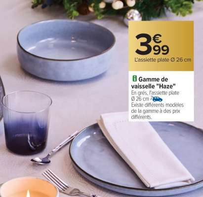 L'assiette plate Ø 26 cm