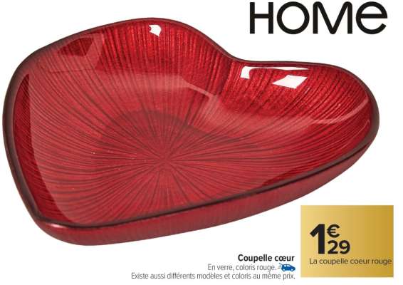 Coupelle cœur