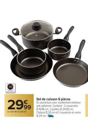 Set de cuisson 6 pièces