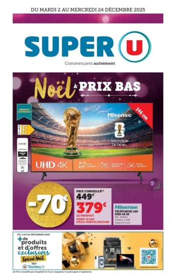 Catalogue SUPER U - 02/12/2025 - 24/12/2025.