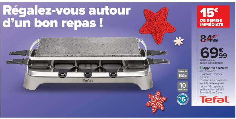 Appareil à raclette
