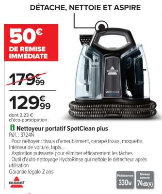 Nettoyeur portatif SpotClean plus