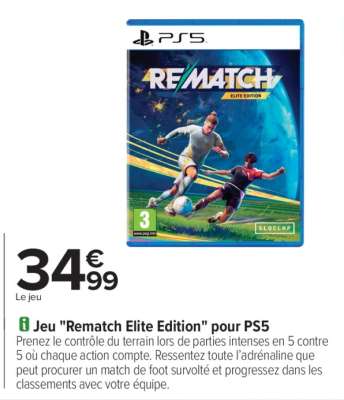 Jeu 'Rematch Elite Edition' pour PS5