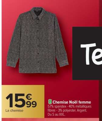 Chemise Noël femme
