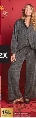 Pantalon Noël femme