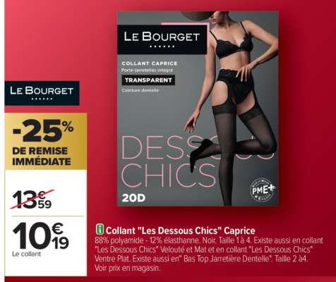 Collant "Les dessous chics" Caprice