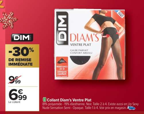 Collant DIAM'S Ventre Plat