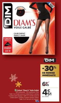Collant "Diam's" voile galbé