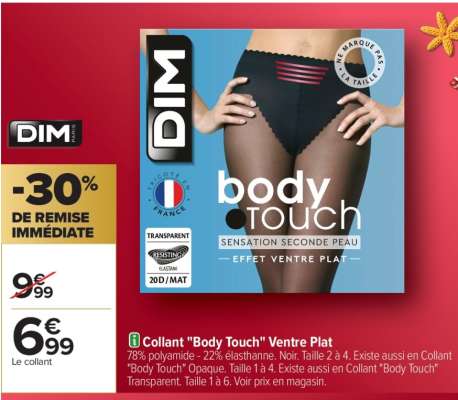 Collant "Body Touch" Ventre Plat