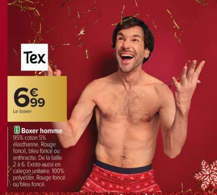 Boxer homme