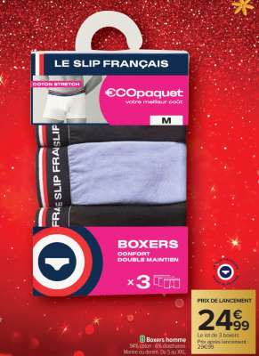 Boxers homme