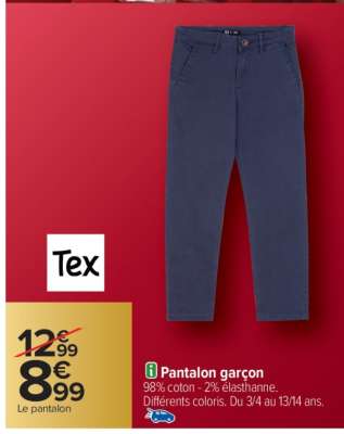 Pantalon garçon