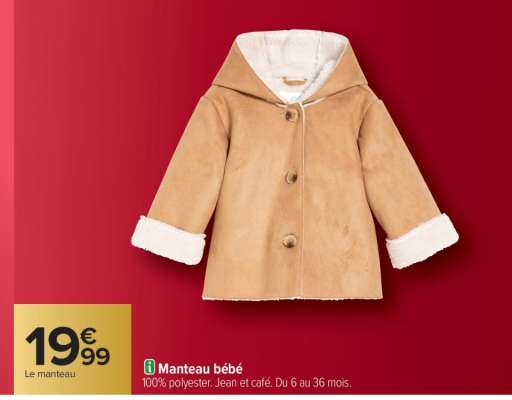 Manteau bébé