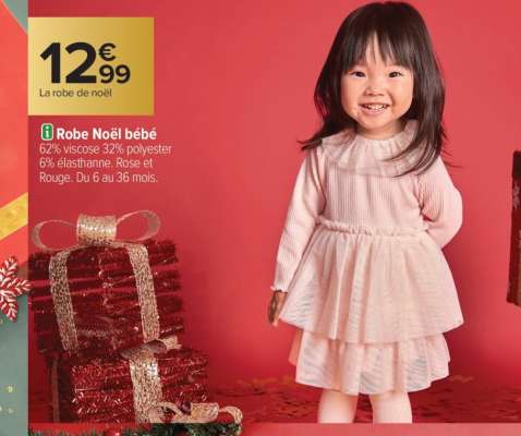 Robe Noël bébé