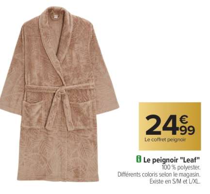 Le peignoir "Leaf"