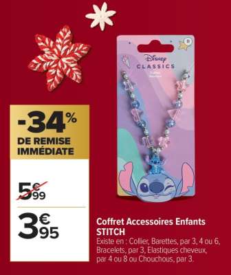 Coffret Accessoires Enfants STITCH